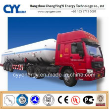 New China LNG Liquid Oxigênio Nitrogênio Argon Carbono Dióxido Tank Car Semi Trailer